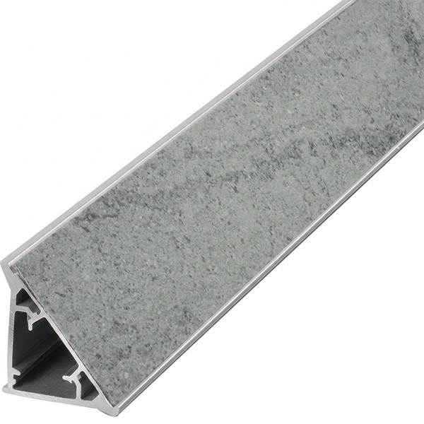 Pircher Alzatina Triangolare per TOP Cucina Basalto Cenere MM30X30X3000 - PIRCHER OBERLAND